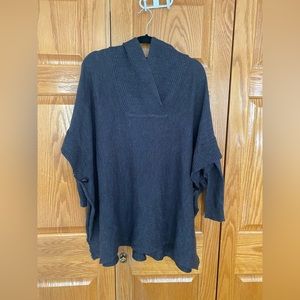 Quinn charcoal poncho size small!